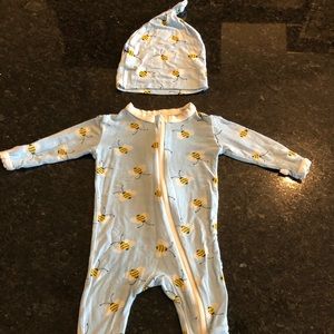 Kick Kee Pants Bumble Bee Pajamas and Hat